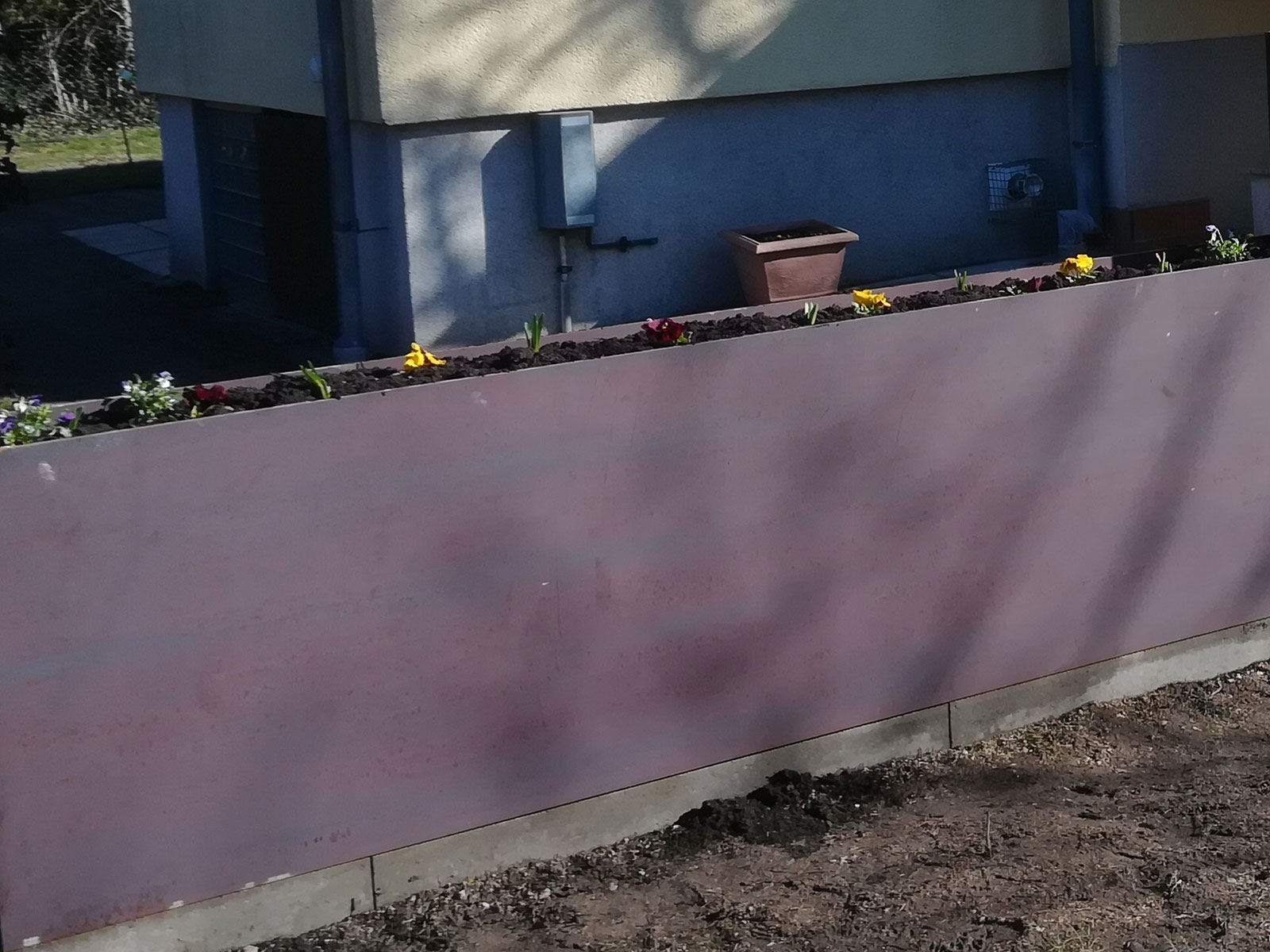 Hochbeet aus Stahl